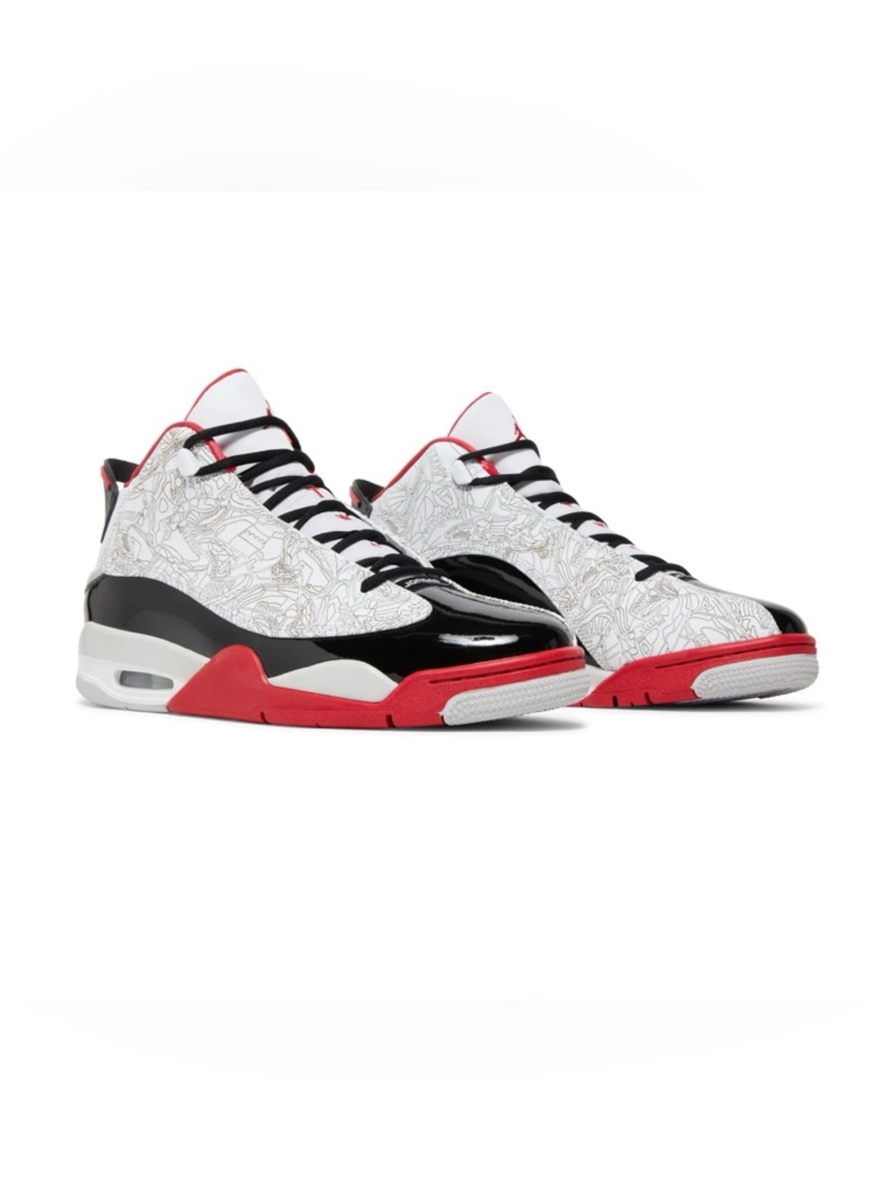 Nike Air Jordan Dub Zero Sneakers in “Varsity Red”